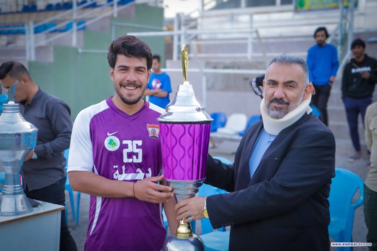 رئيس تحالف نبني في ذي قار يحضر نهائي بطولة الشهيد أبو مهدي المهندس